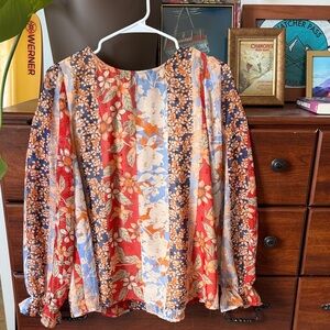 Floral Multicolor Women's Top